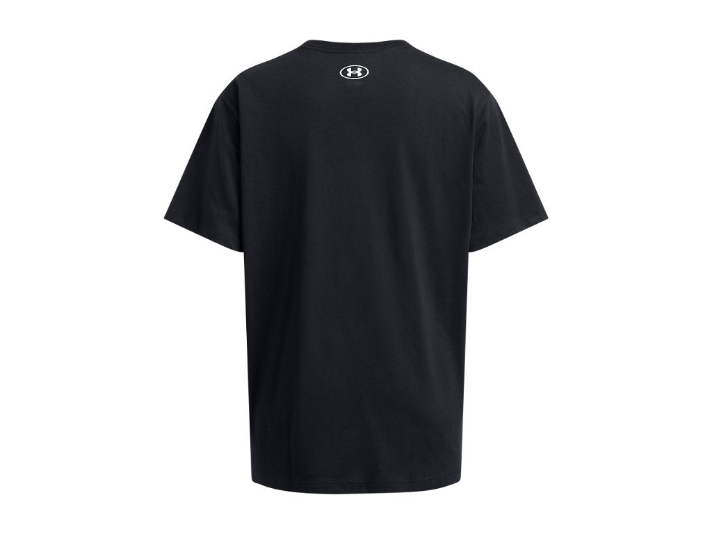 Under Armour Womens BF Oversized Logo Short Sleeve T-Shirt - Quick-Drying Cotton Blend