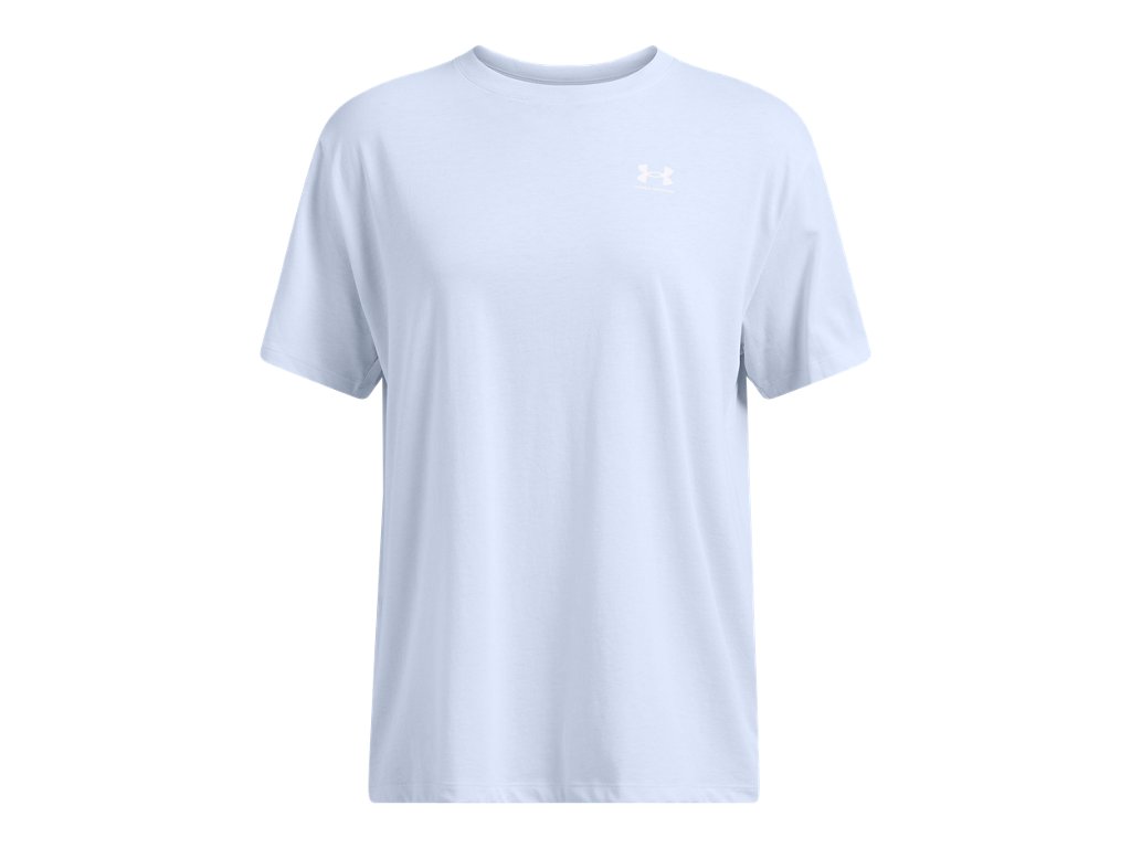 Under Armour Womens BF Oversized Logo Short Sleeve T-Shirt - Quick-Drying Cotton Blend