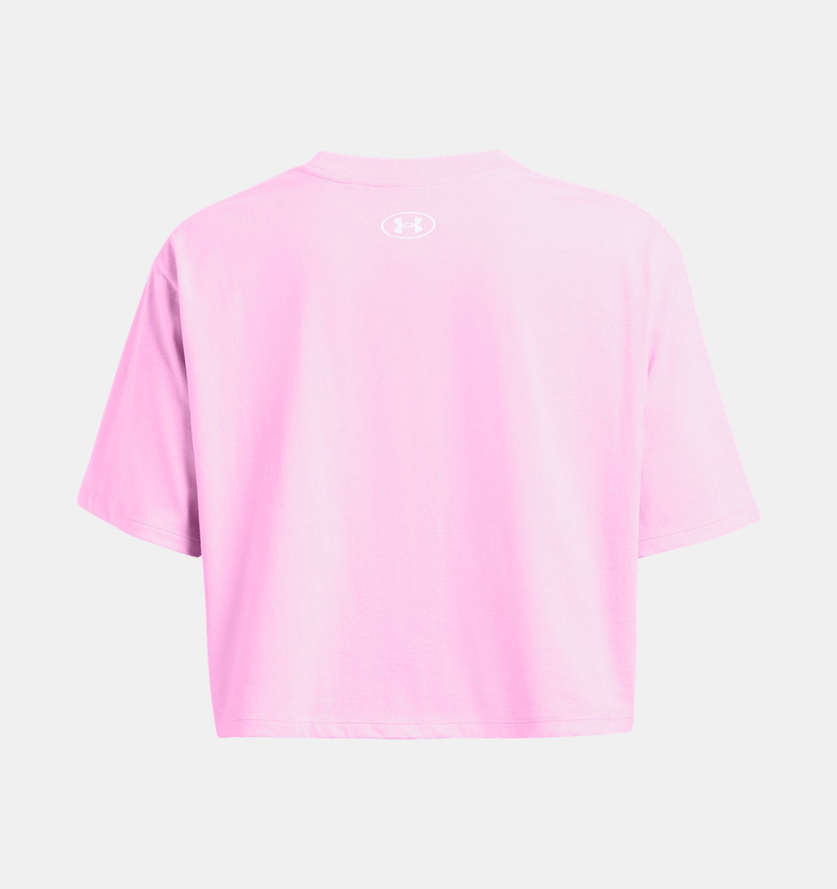 Under Armour Womens Boxy Crop Branded Short Sleeve T-Shirt - Quick Drying
