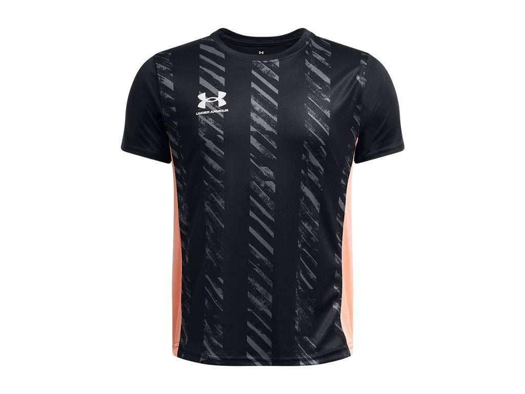Under Armour Boys Challenger Printed Short Sleeve Shirt - Odor Control Technology
