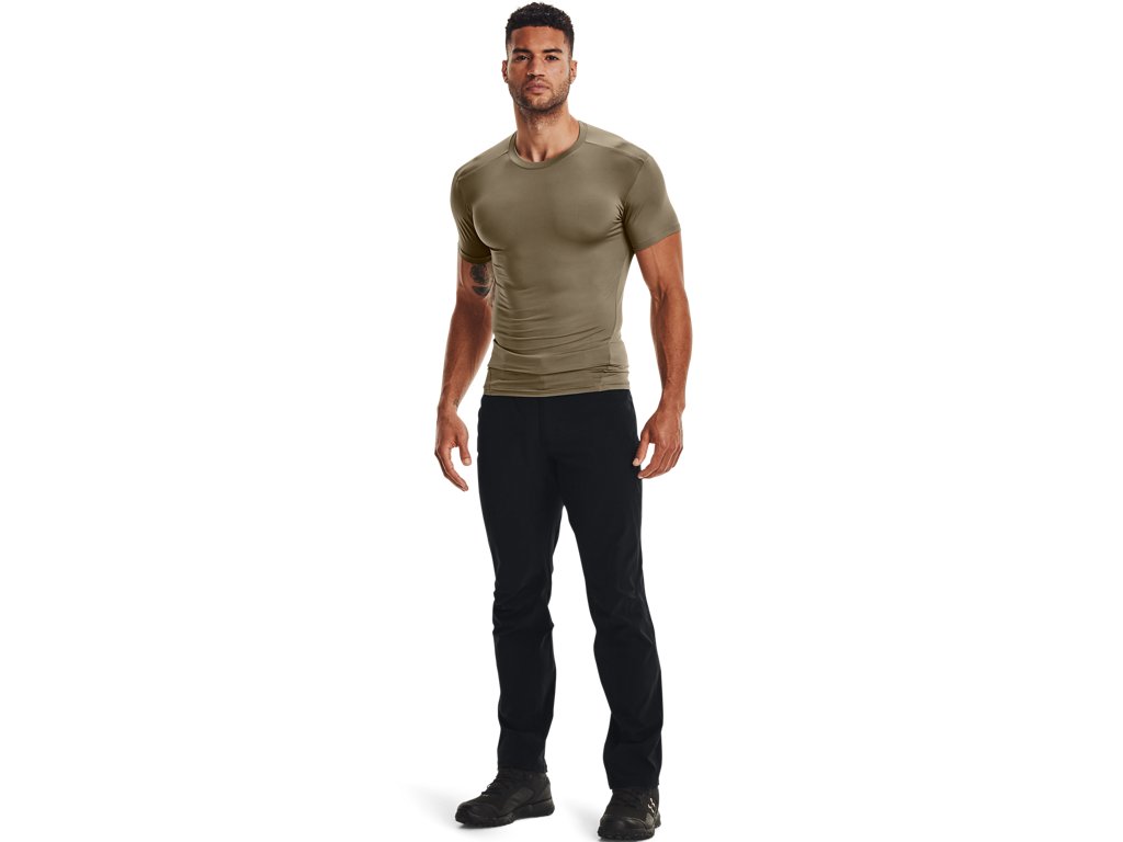 Under Armour Mens Tactical HeatGear Compression Short Sleeve T-Shirt - Superior Sweat Wicking