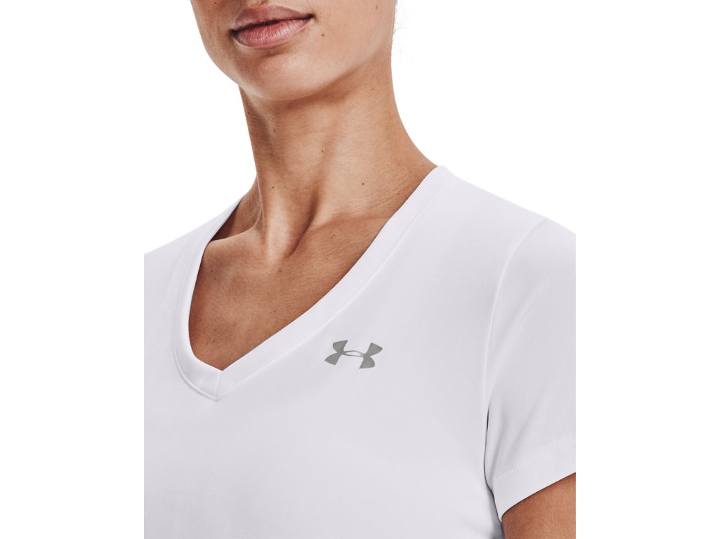 Under Armour Women's Tech V-Neck T-Shirt - Quick-Drying and Ultra-Soft Fabric