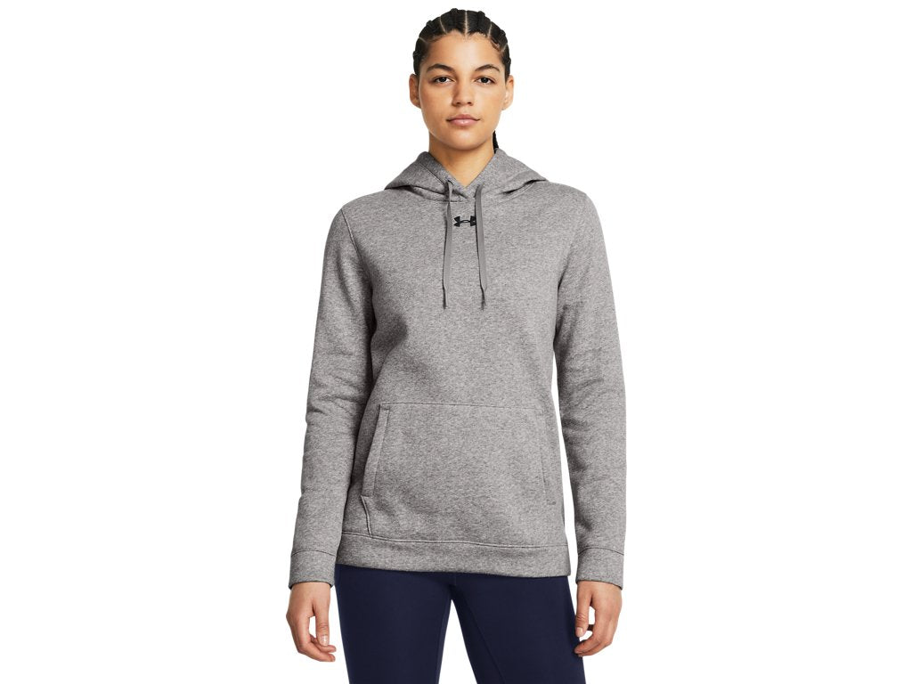 Under Armour Womens Hustle Fleece Hoodie - Ultra-Soft with Adjustable Drawcords