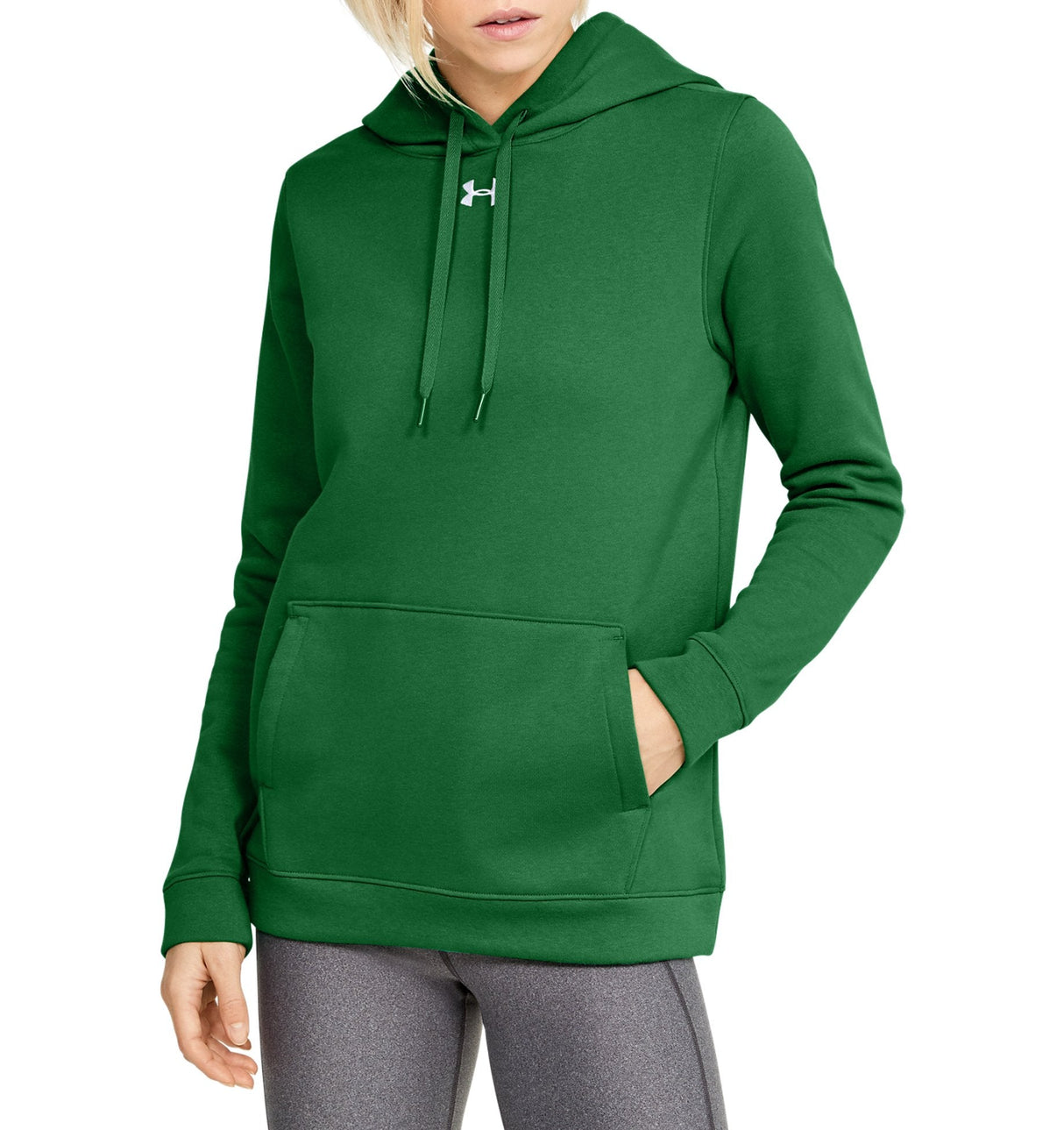 Under Armour Womens Hustle Fleece Hoodie - Ultra-Soft with Adjustable Drawcords