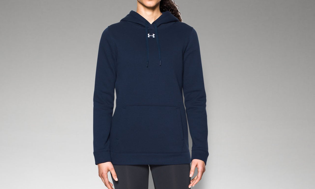 Under Armour Womens Hustle Fleece Hoodie - Ultra-Soft with Adjustable Drawcords
