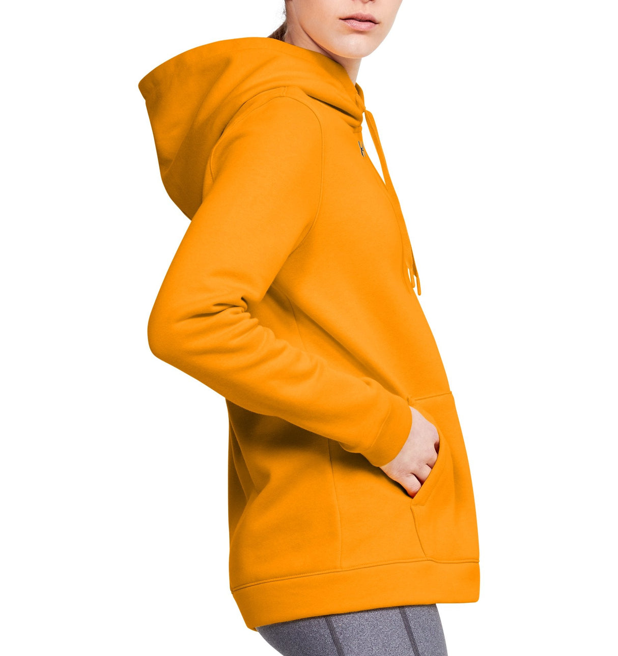 Under Armour Womens Hustle Fleece Hoodie - Ultra-Soft with Adjustable Drawcords
