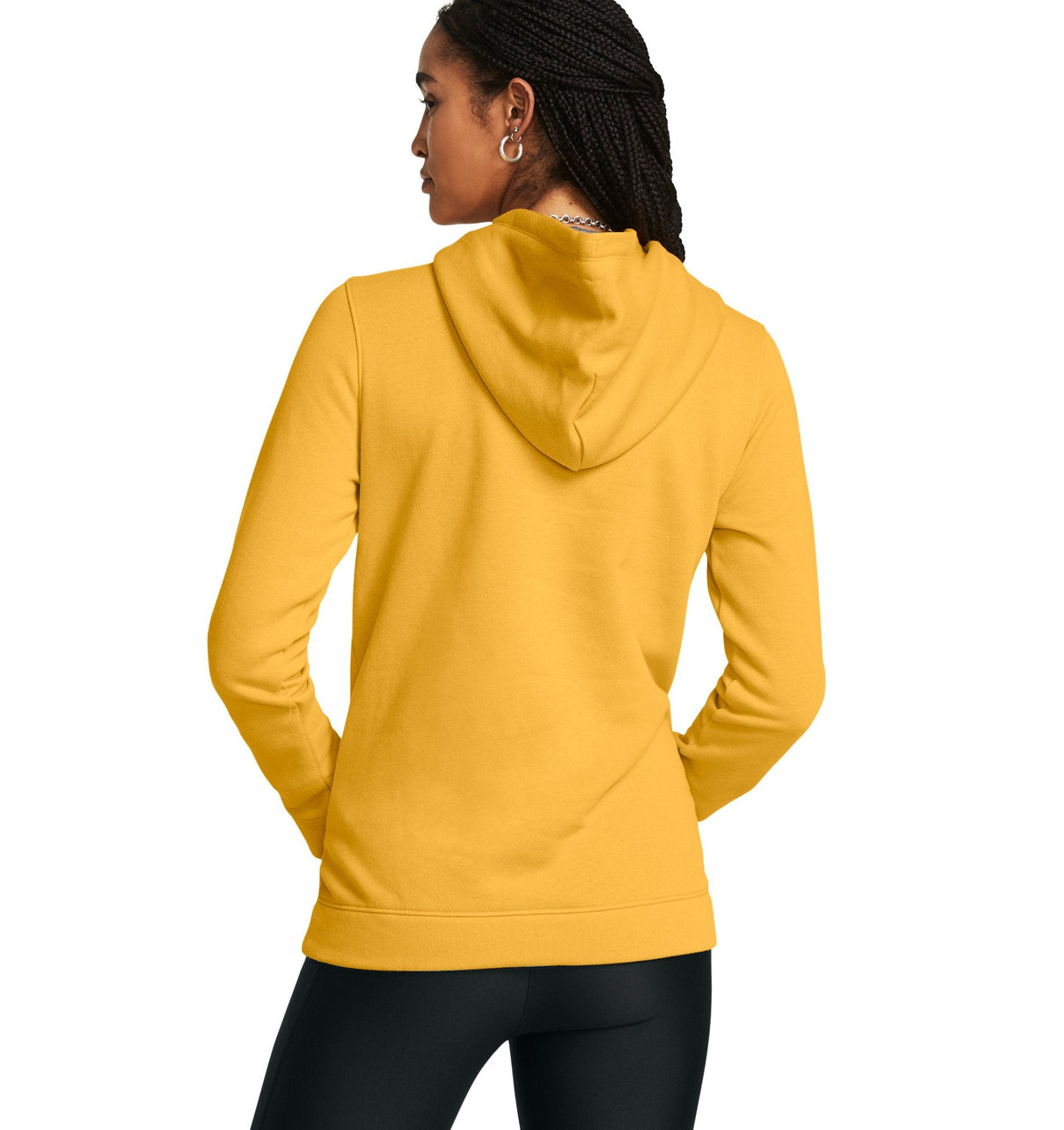 Under Armour Womens Hustle Fleece Hoodie - Ultra-Soft with Adjustable Drawcords