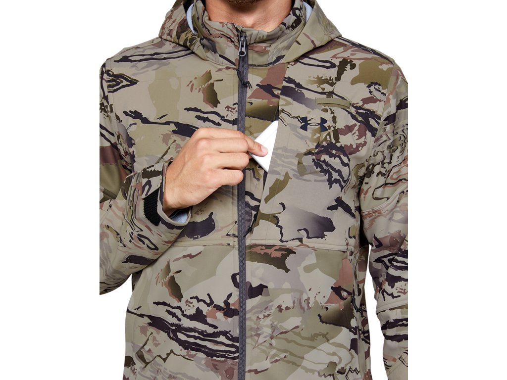 Under Armour Mens Ridge Reaper Infil Ops Windstopper Jacket - Breathable and Windproof