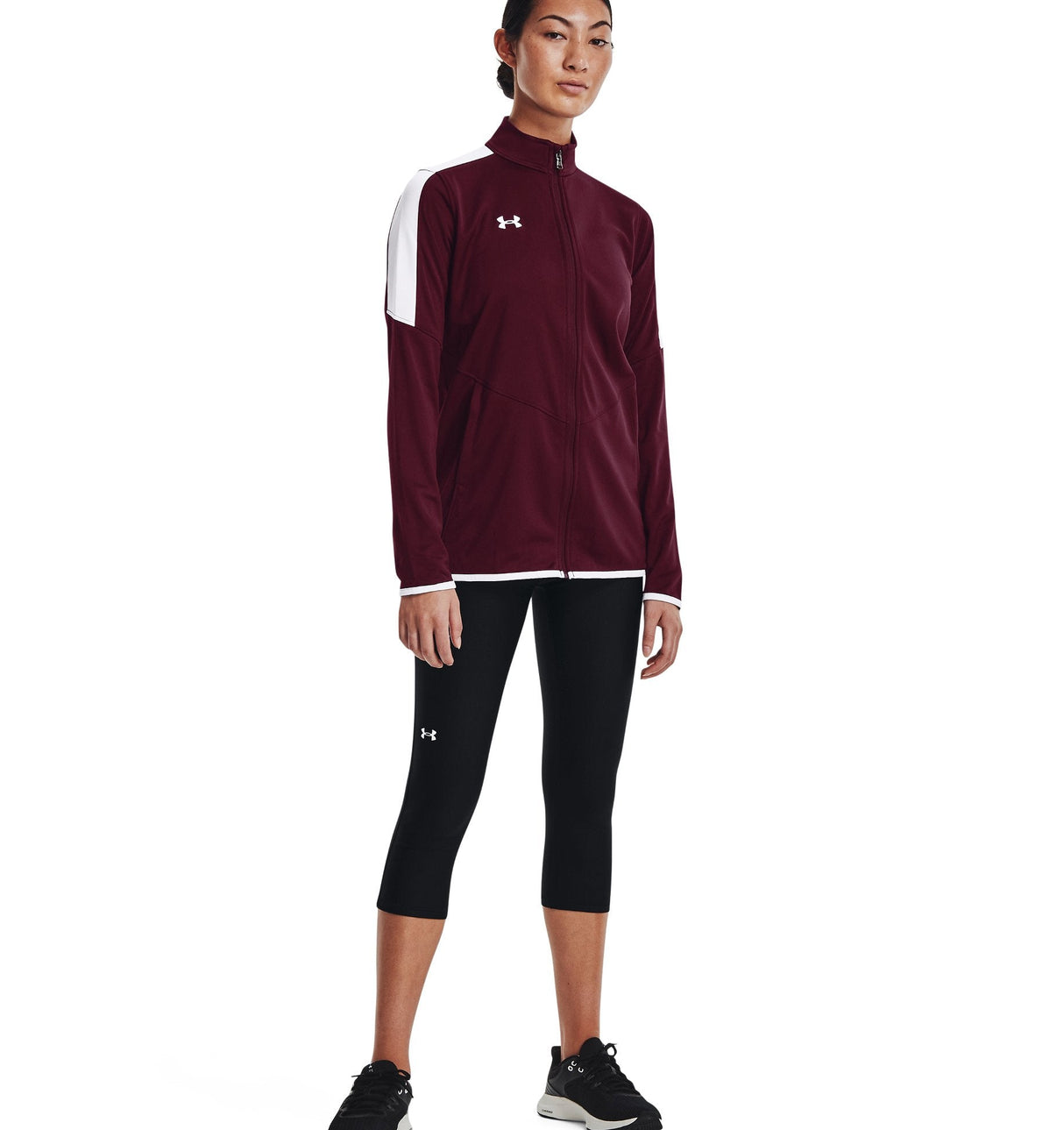 Under Armour Womens Rival Knit Jacket - Sweat-Wicking