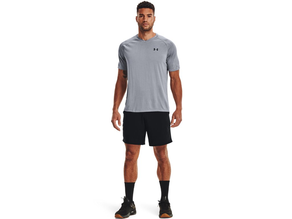 Under Armour Mens UA Tech V-Neck Short Sleeve Shirt - Quick-Drying