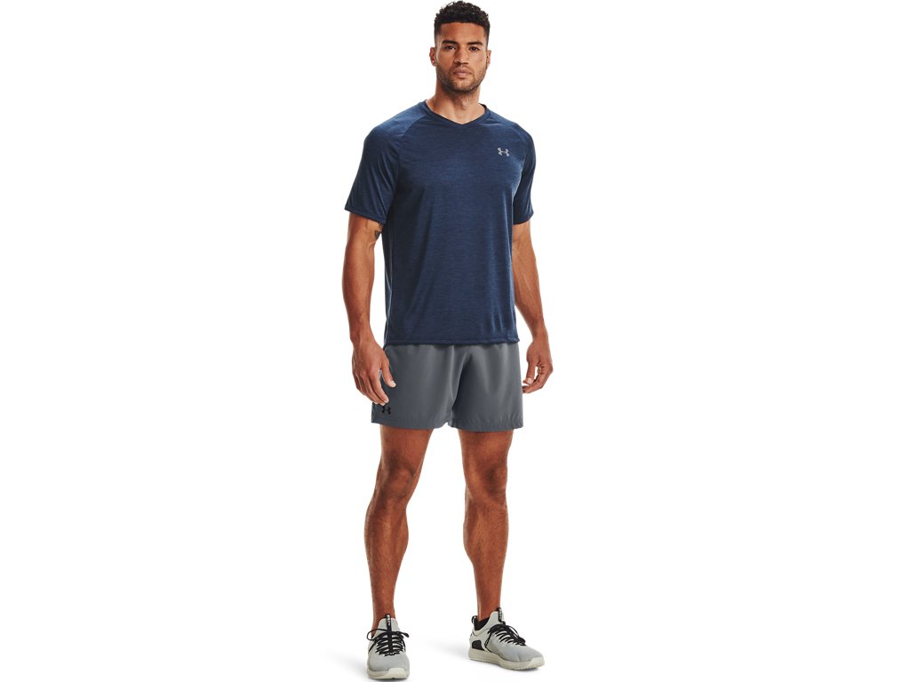 Under Armour Mens UA Tech V-Neck Short Sleeve Shirt - Quick-Drying