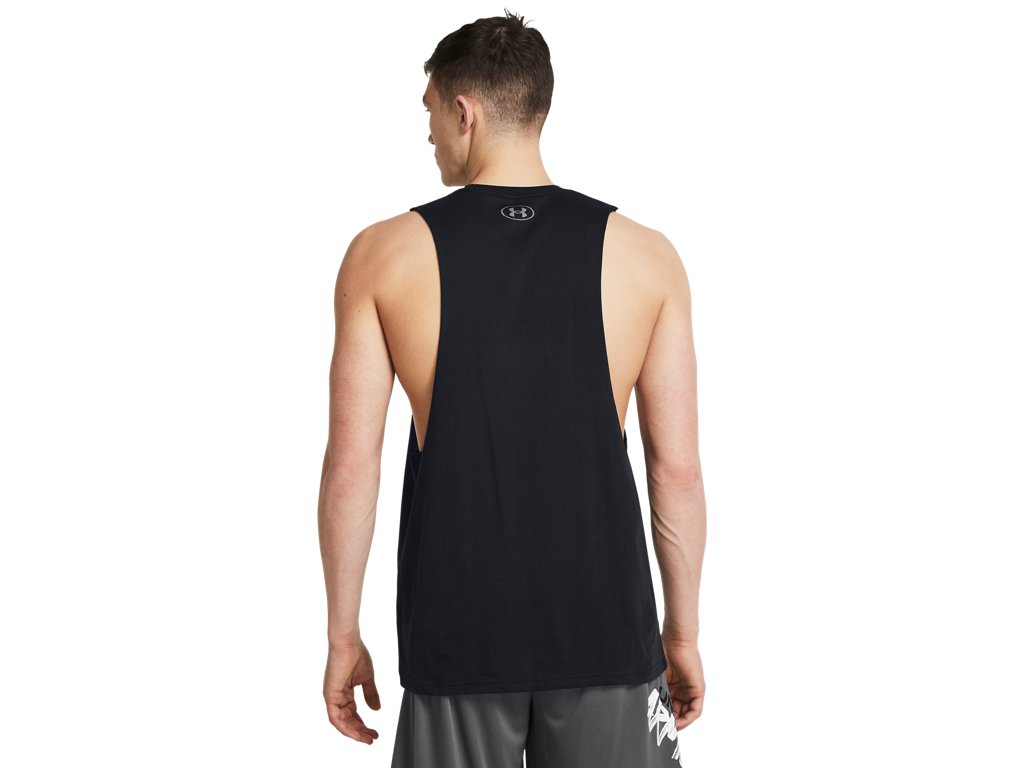 Under Armour Mens Left Chest Cut-Off Tank - Quick-Drying