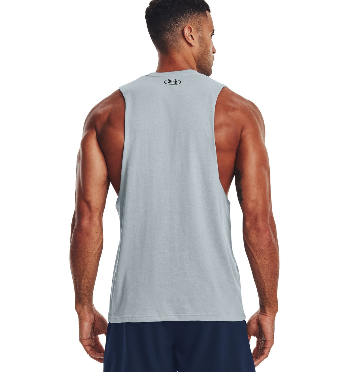 Under Armour Mens Left Chest Cut-Off Tank - Quick-Drying