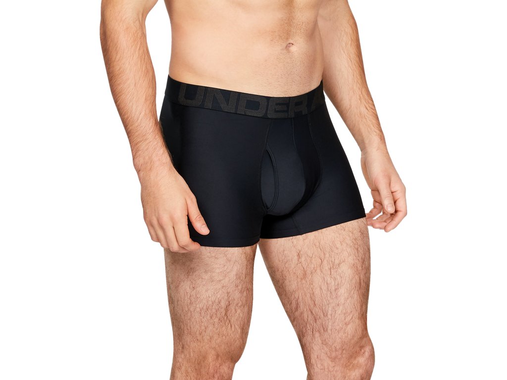 Under Armour Mens Tech 3 Inch Boxerjock Apparel - 4-Way Stretch Material