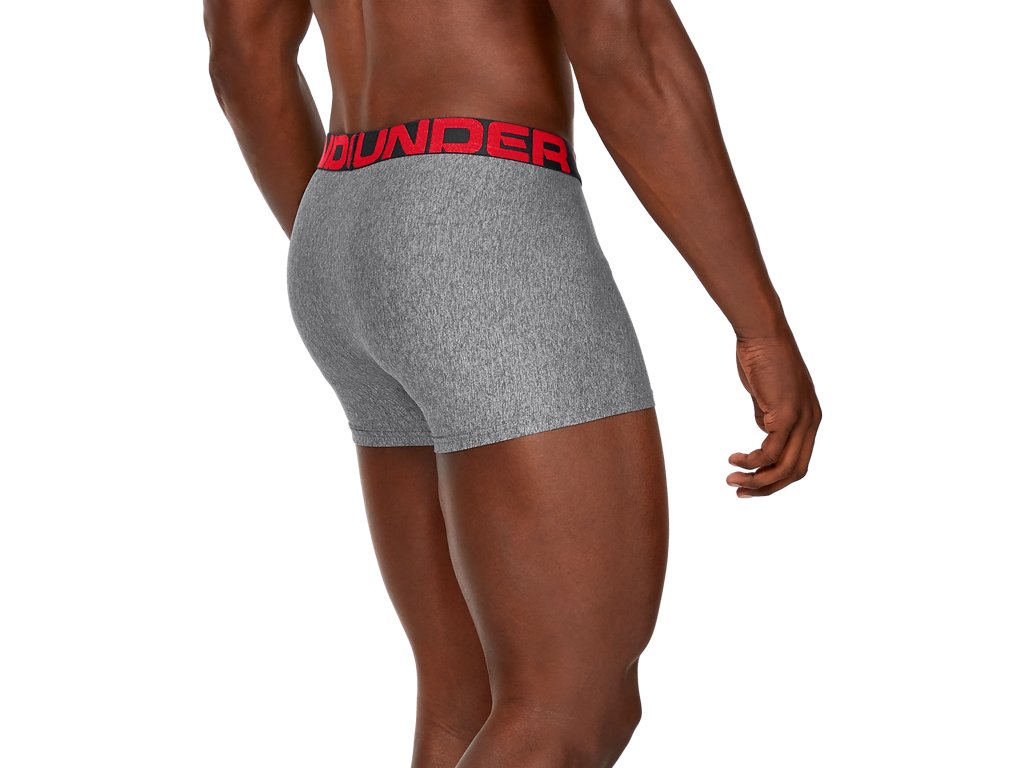 Under Armour Mens Tech 3 Inch Boxerjock Apparel - 4-Way Stretch Material