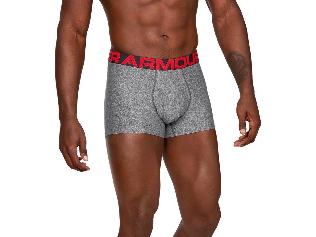 Under Armour Mens Tech 3 Inch Boxerjock Apparel - 4-Way Stretch Material