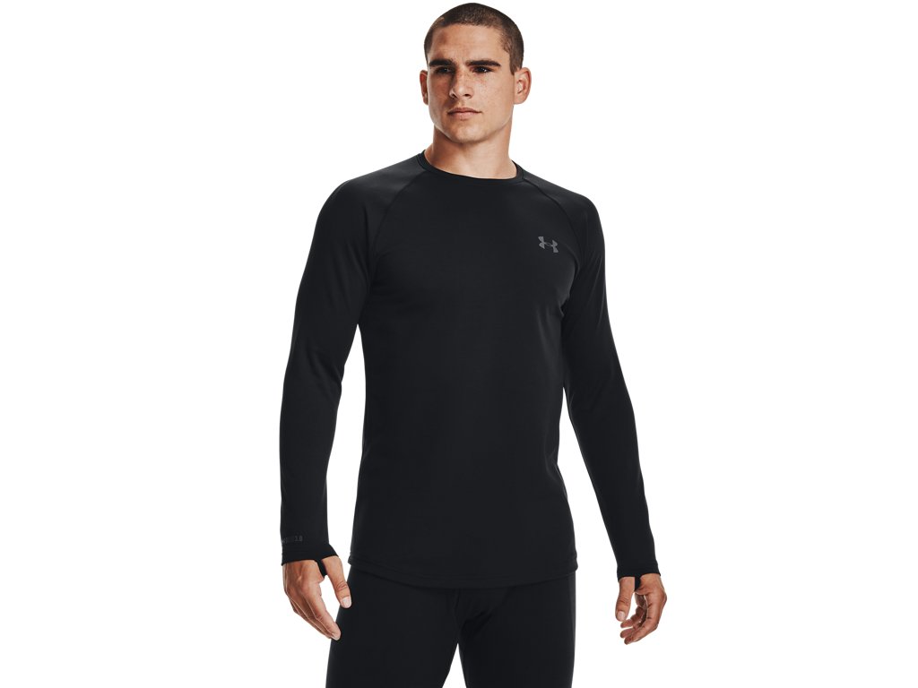 Under Armour Mens Base 3.0 Crew Long Sleeve - Cold Weather Performance Baselayer