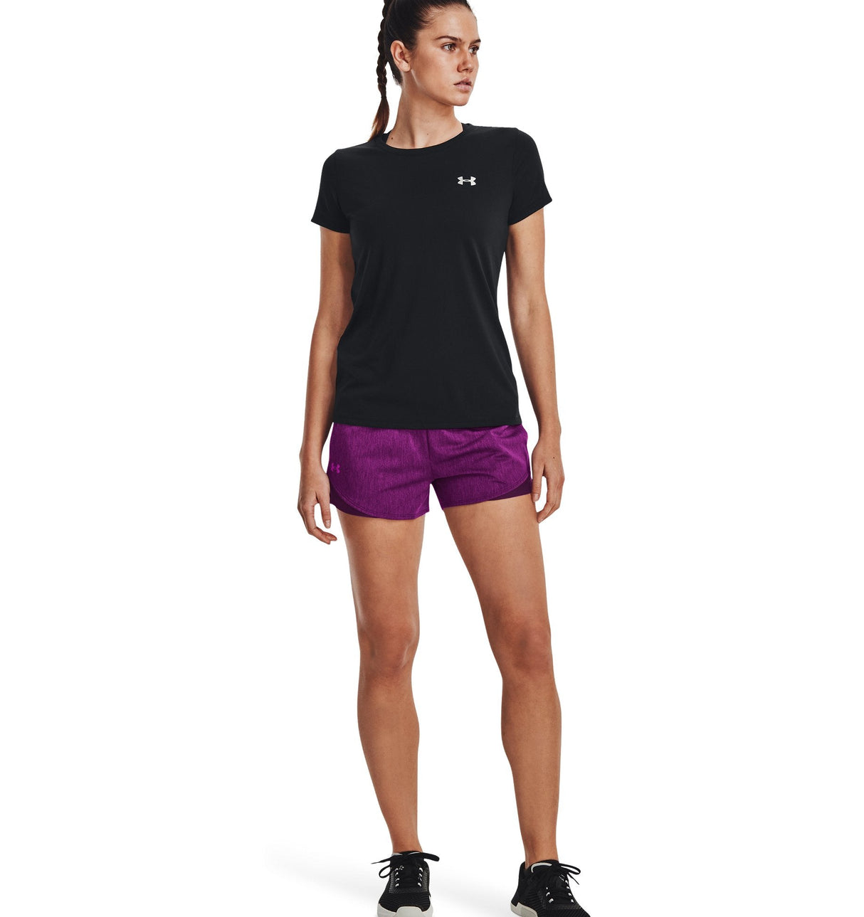 Under Armour Womens Play Up 3.0 Twist Shorts - Sweat-Wicking Apparel