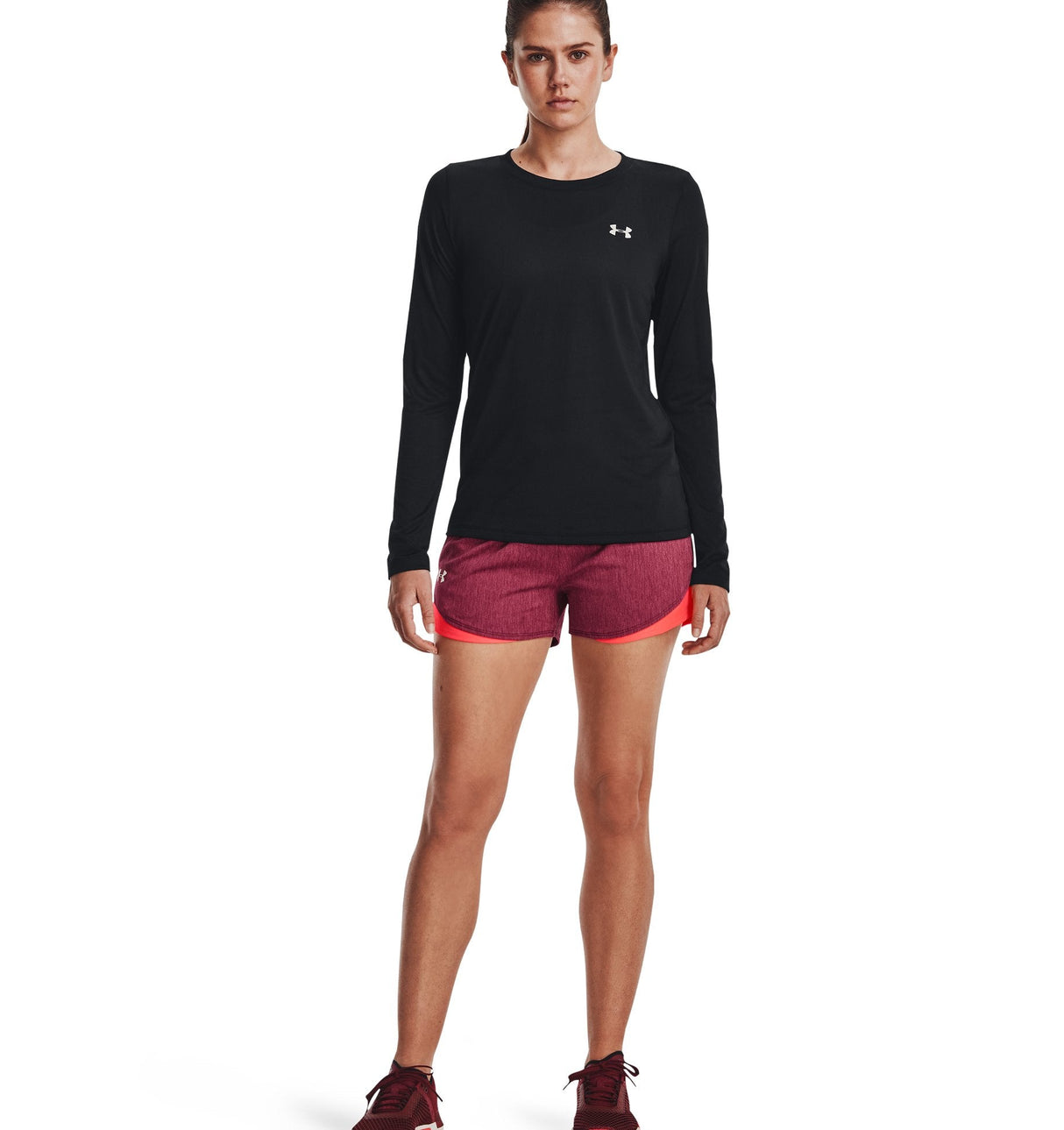 Under Armour Womens Play Up 3.0 Twist Shorts - Sweat-Wicking Apparel