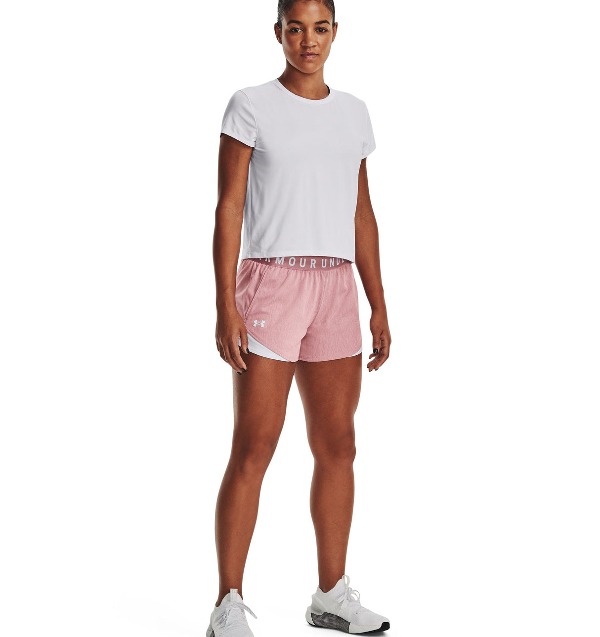 Under Armour Womens Play Up 3.0 Twist Shorts - Sweat-Wicking Apparel
