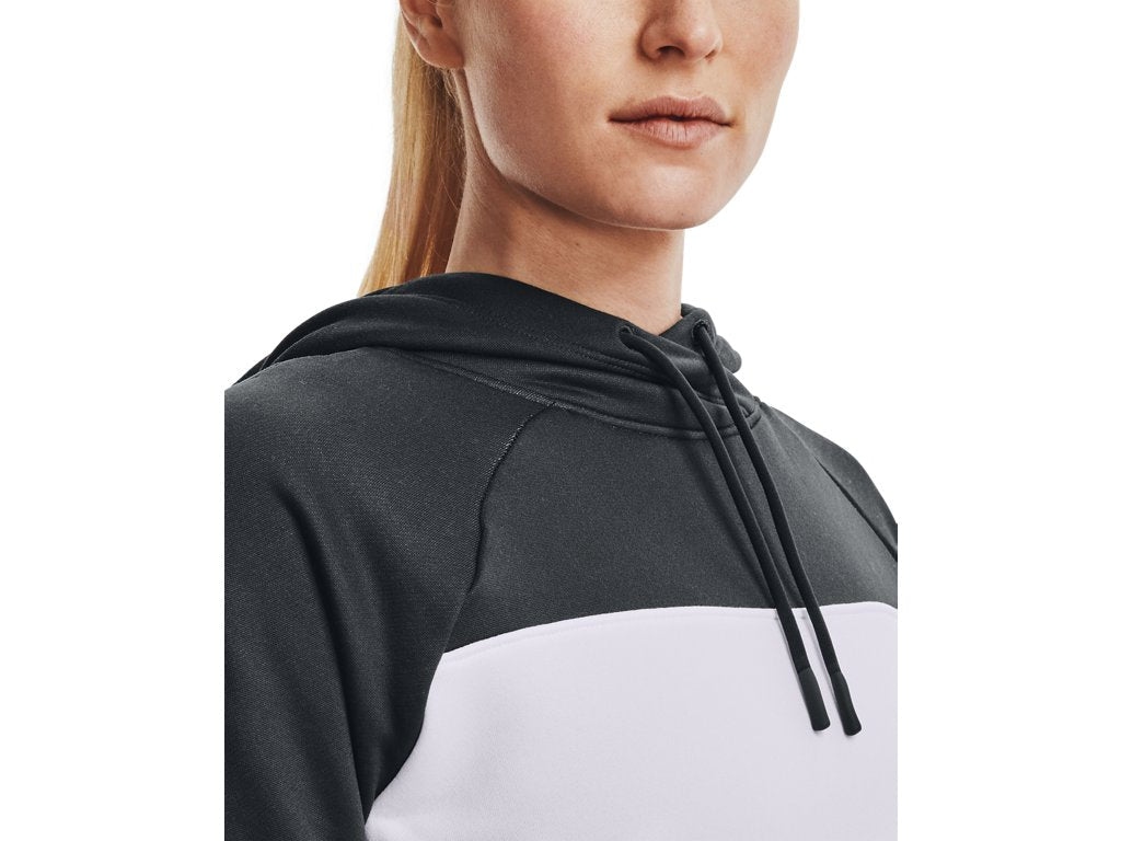 Under Armour Women's Qualifier Fleece Blocked Hoodie Apparel - Sweat Wicking