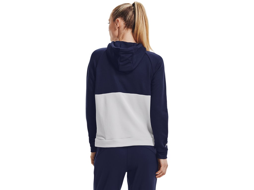 Under Armour Women's Qualifier Fleece Blocked Hoodie Apparel - Sweat Wicking