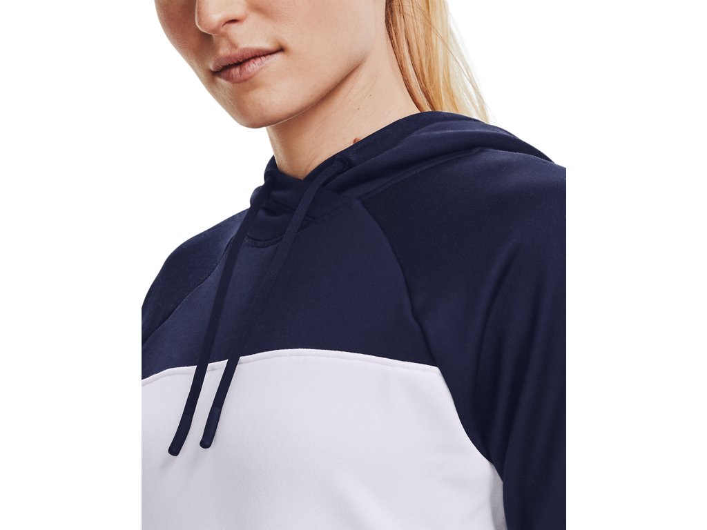 Under Armour Women's Qualifier Fleece Blocked Hoodie Apparel - Sweat Wicking
