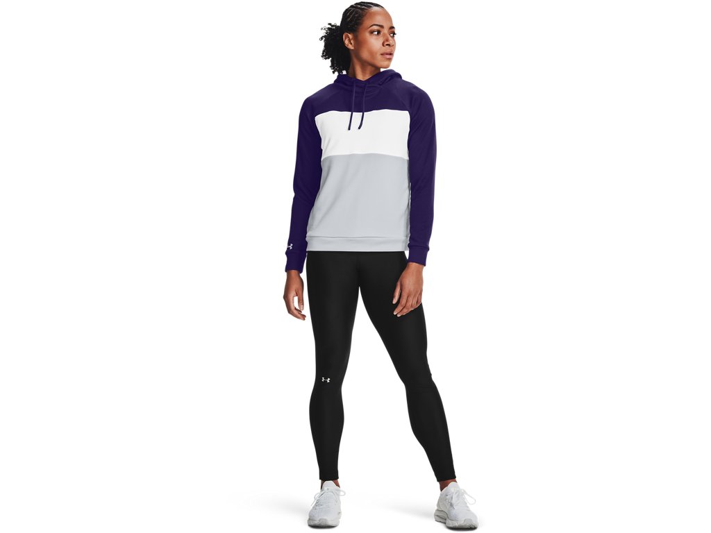Under Armour Women's Qualifier Fleece Blocked Hoodie Apparel - Sweat Wicking