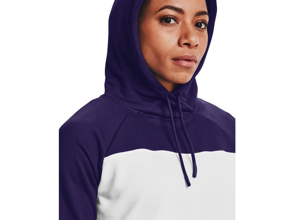 Under Armour Women's Qualifier Fleece Blocked Hoodie Apparel - Sweat Wicking