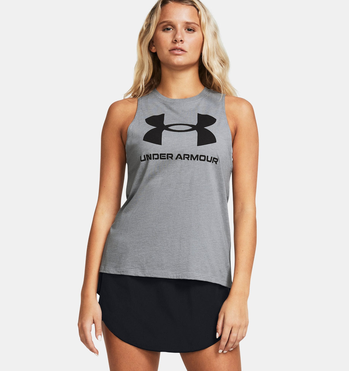 Under Armour Womens Rival Tank Top - Quick-Drying Cotton Blend