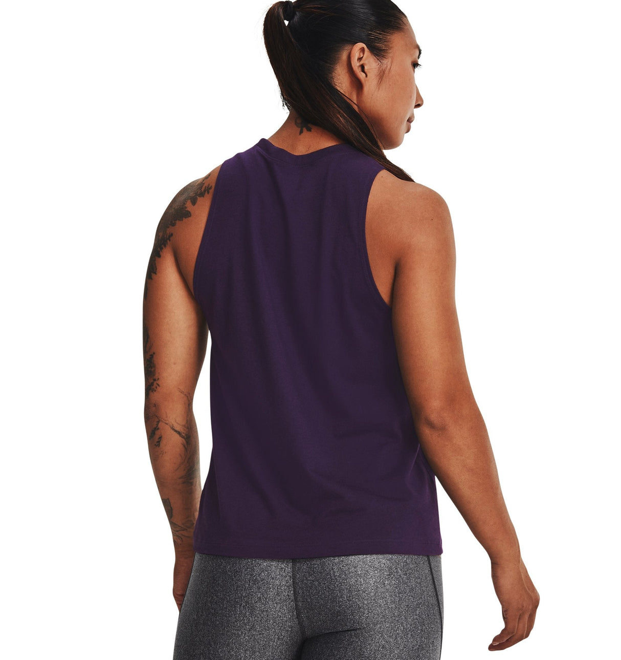 Under Armour Womens Rival Tank Top - Quick-Drying Cotton Blend