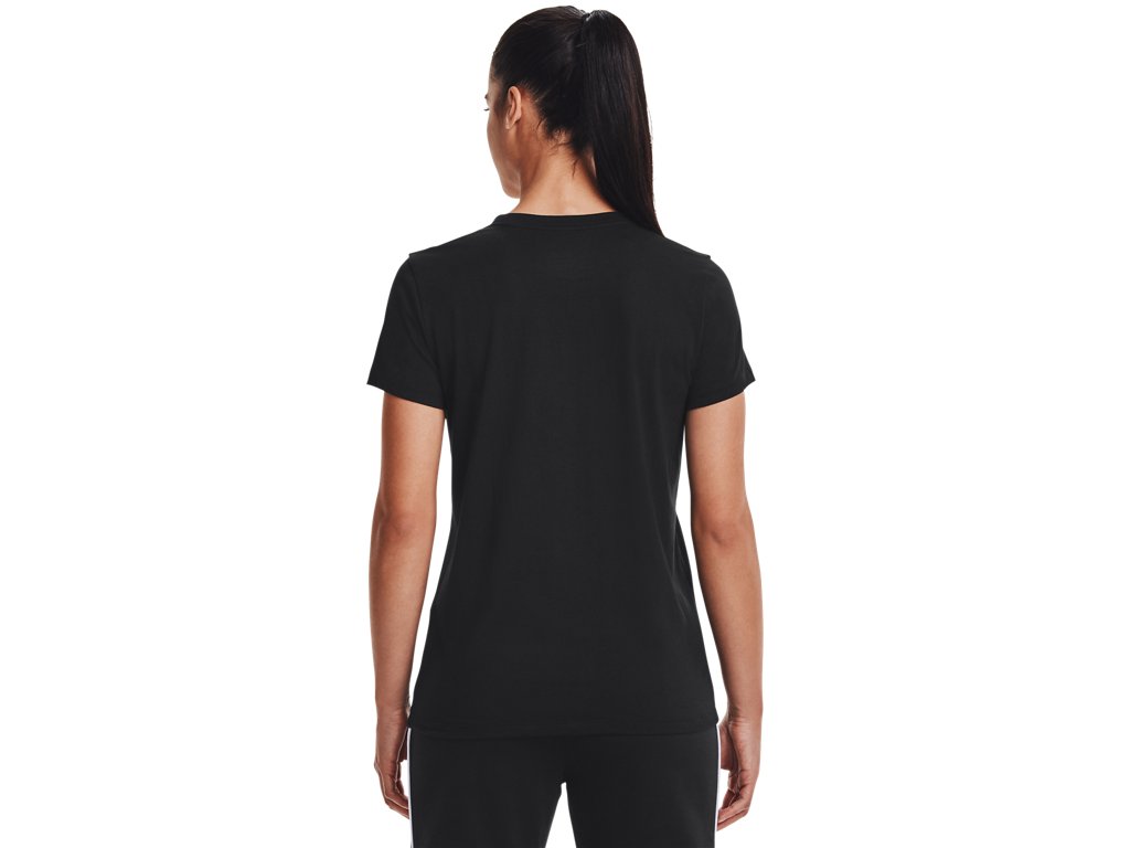 Under Armour Womens Rival Logo Short Sleeve T-Shirt - Quick-Drying Cotton Blend