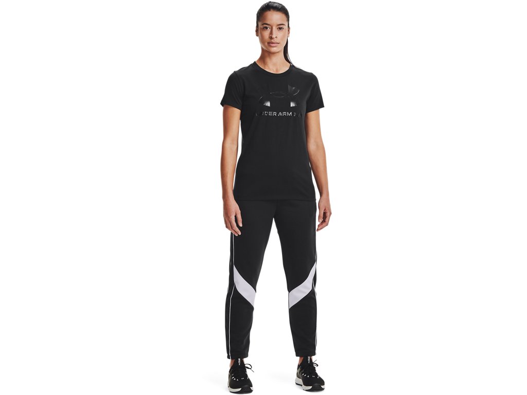 Under Armour Womens Rival Logo Short Sleeve T-Shirt - Quick-Drying Cotton Blend
