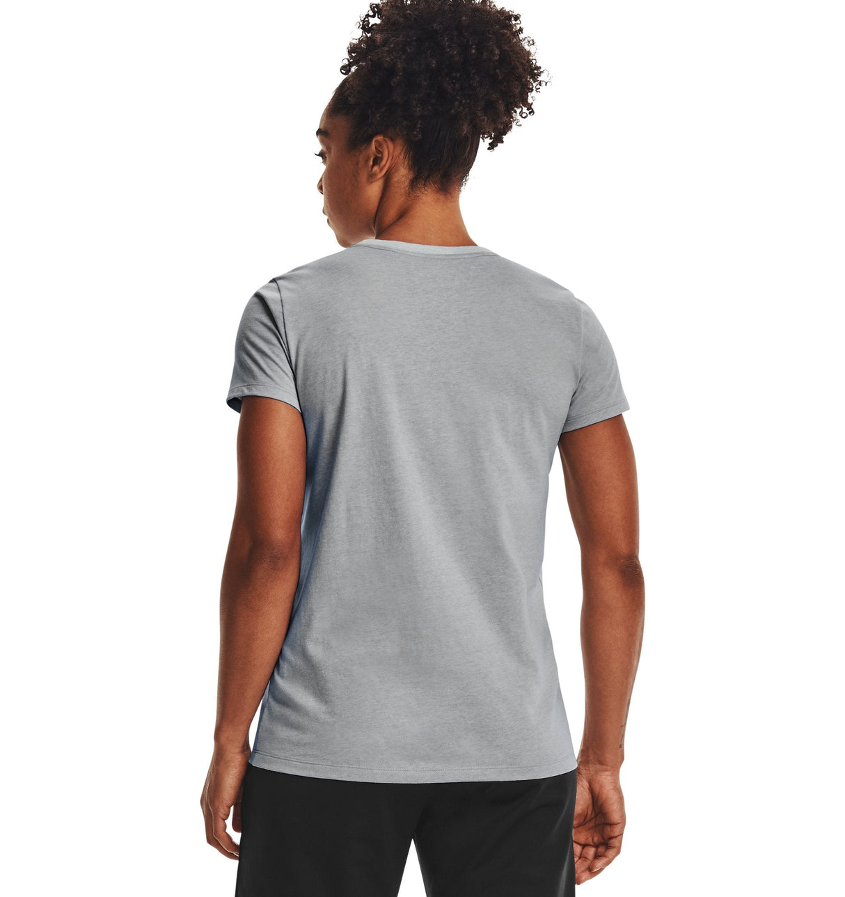 Under Armour Womens Rival Logo Short Sleeve T-Shirt - Quick-Drying Cotton Blend