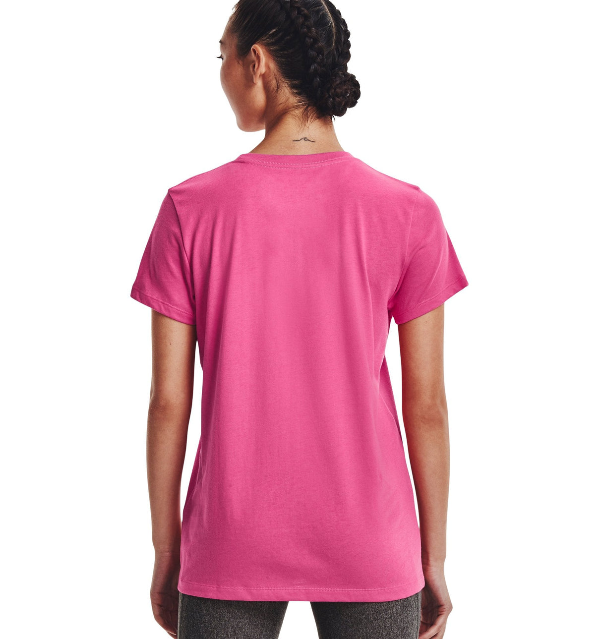 Under Armour Womens Rival Logo Short Sleeve T-Shirt - Quick-Drying Cotton Blend