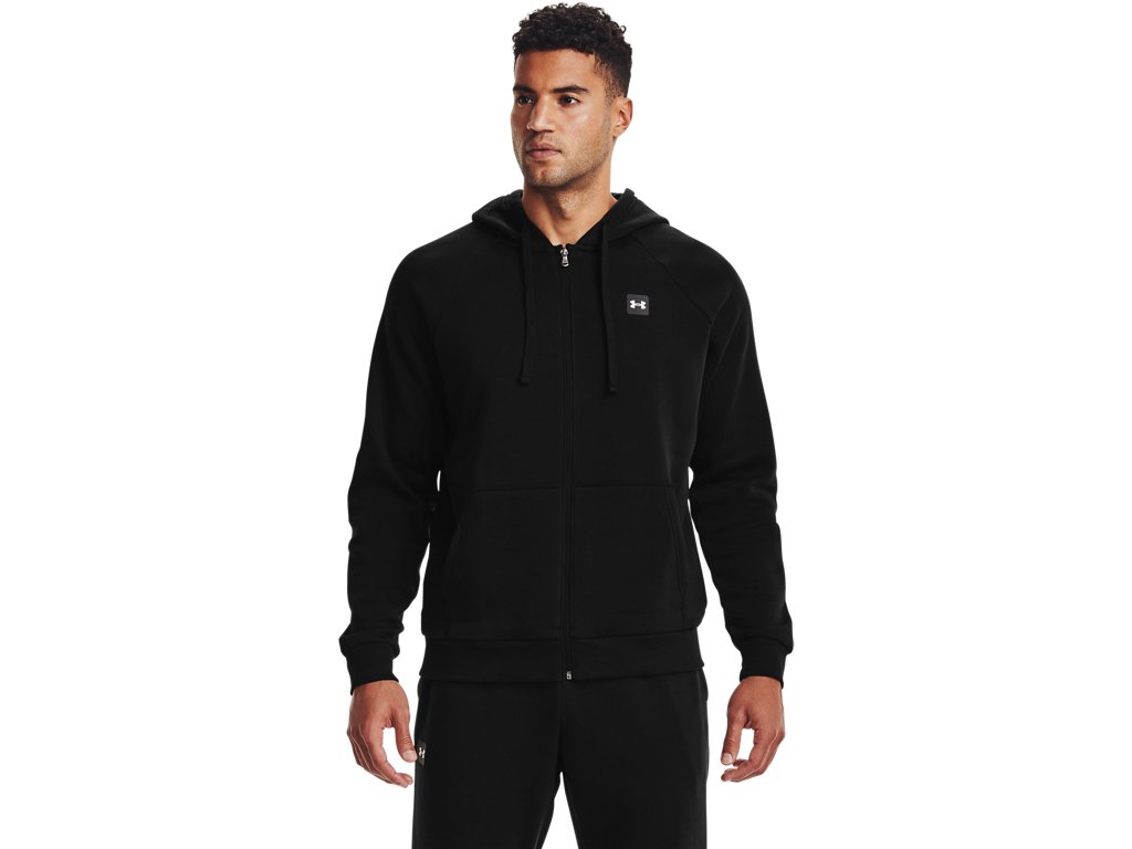 Under Armour Men's Rival Fleece Full Zip Hoodie - Ultra-Soft Mid-Weight Cotton Blend