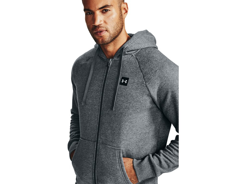 Under Armour Men's Rival Fleece Full Zip Hoodie - Ultra-Soft Mid-Weight Cotton Blend