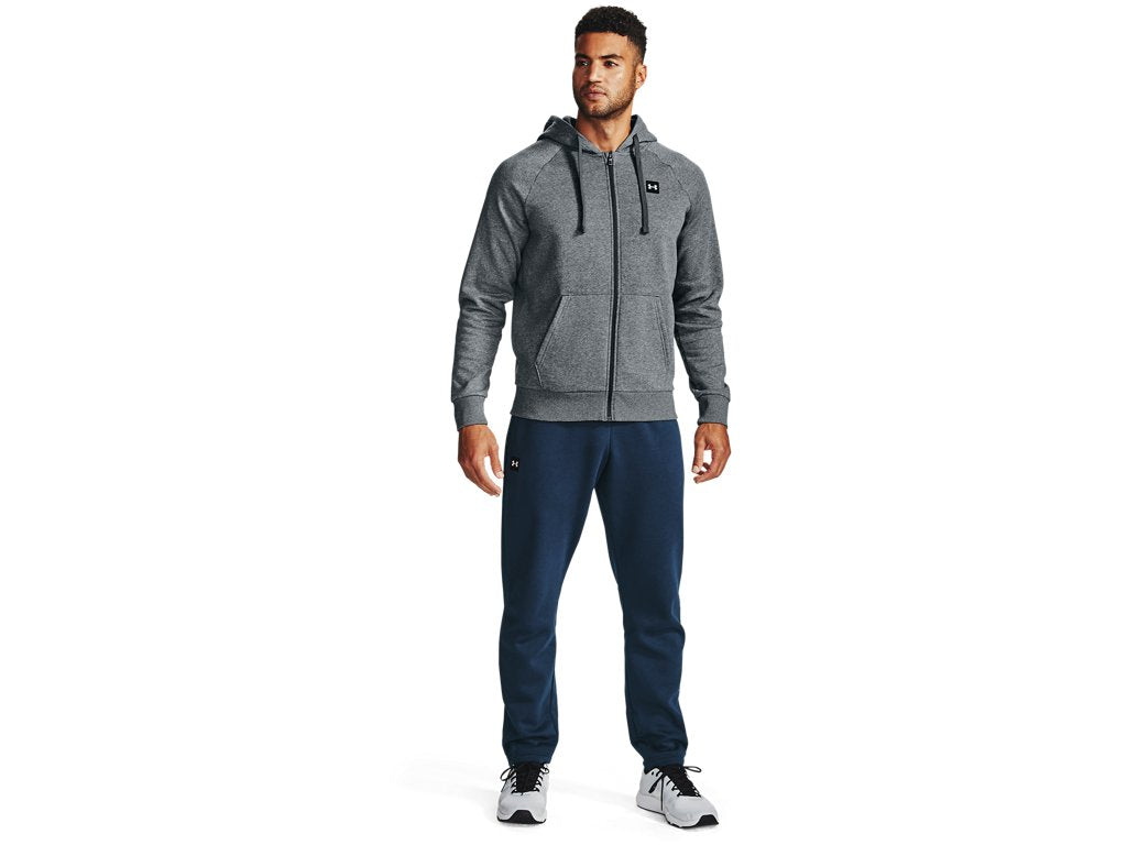 Under Armour Men's Rival Fleece Full Zip Hoodie - Ultra-Soft Mid-Weight Cotton Blend