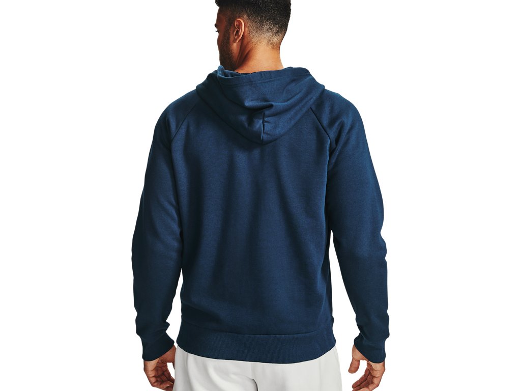 Under Armour Men's Rival Fleece Full Zip Hoodie - Ultra-Soft Mid-Weight Cotton Blend