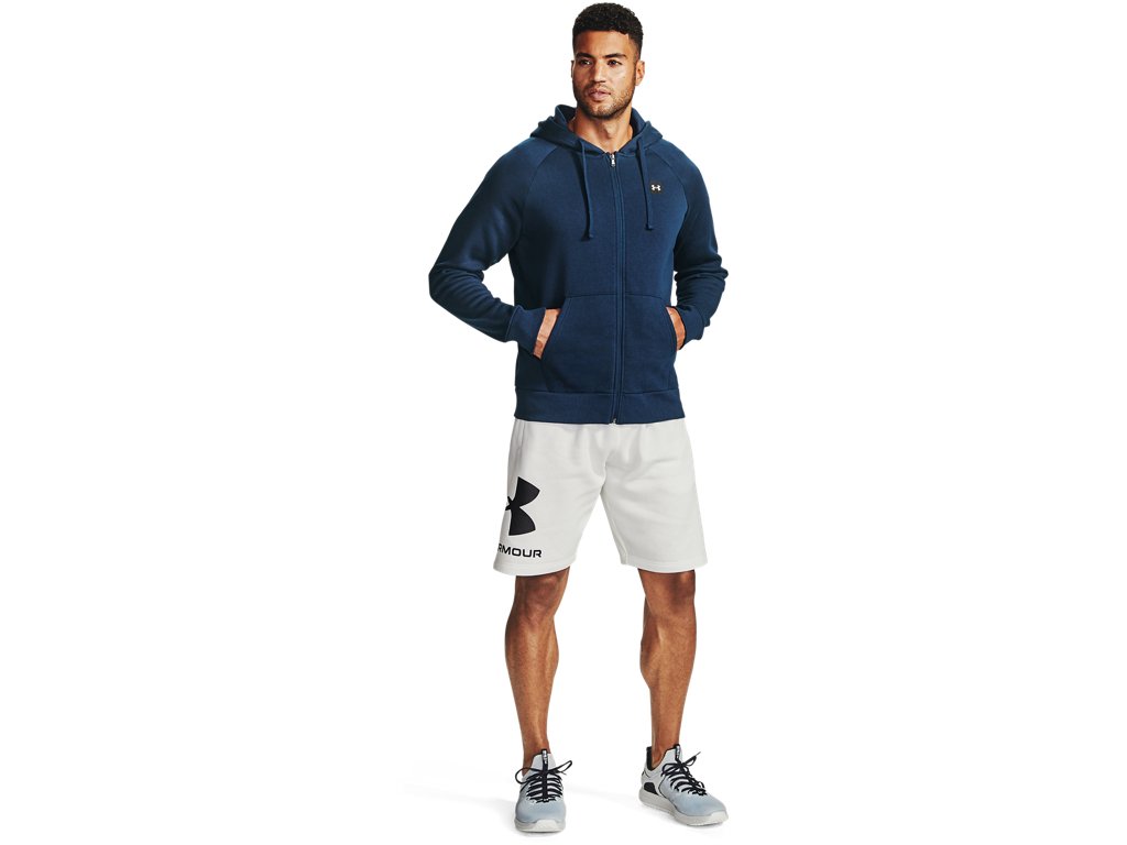 Under Armour Men's Rival Fleece Full Zip Hoodie - Ultra-Soft Mid-Weight Cotton Blend