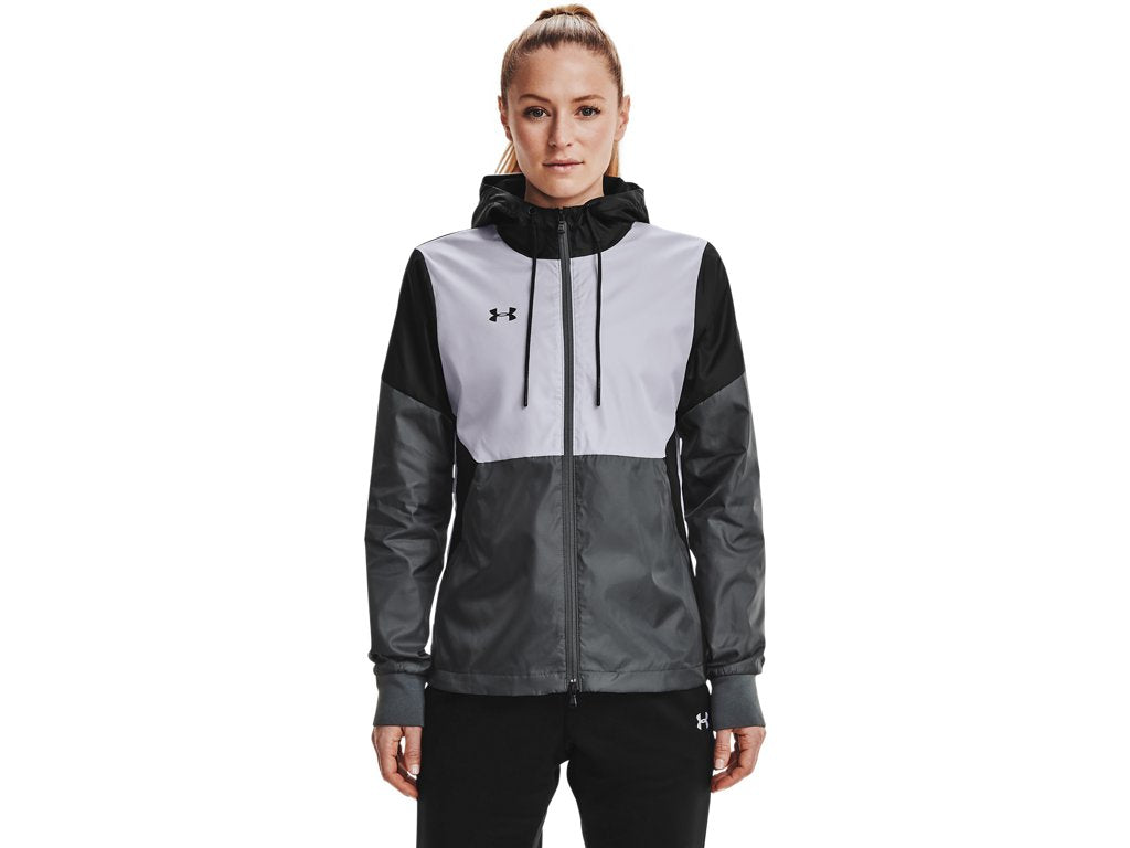 Under Armour Womens Legacy Team Windbreaker Jacket - Breathable and Water Repellent