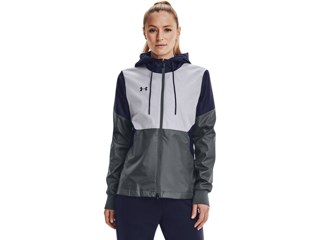 Under Armour Womens Legacy Team Windbreaker Jacket - Breathable and Water Repellent