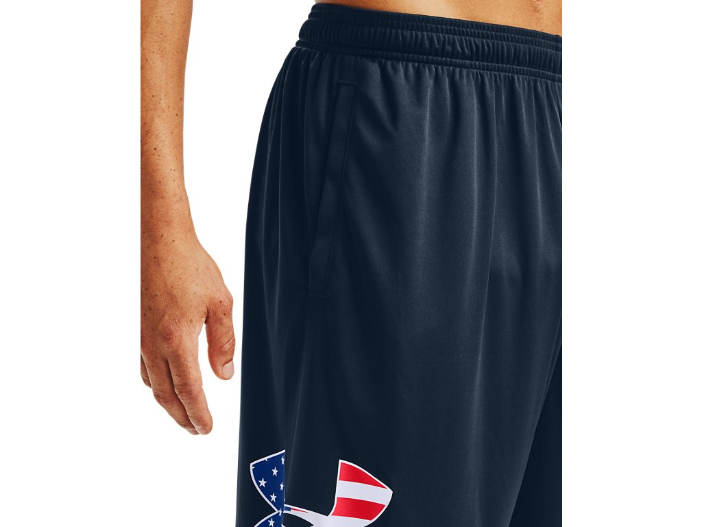 Under Armour Mens Freedom Tech Big Flag Logo Shorts - Quick-Drying Fabric