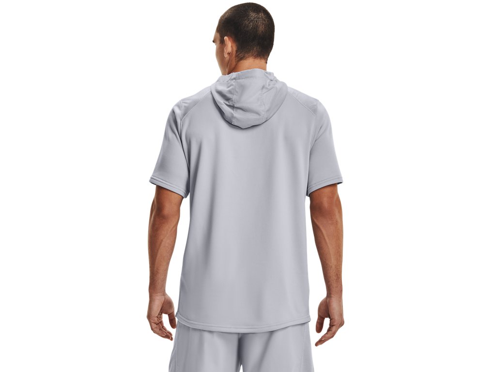 Under Armour Mens UA Command Short Sleeve Hoodie - Sweat Wicking and Heat Trapping