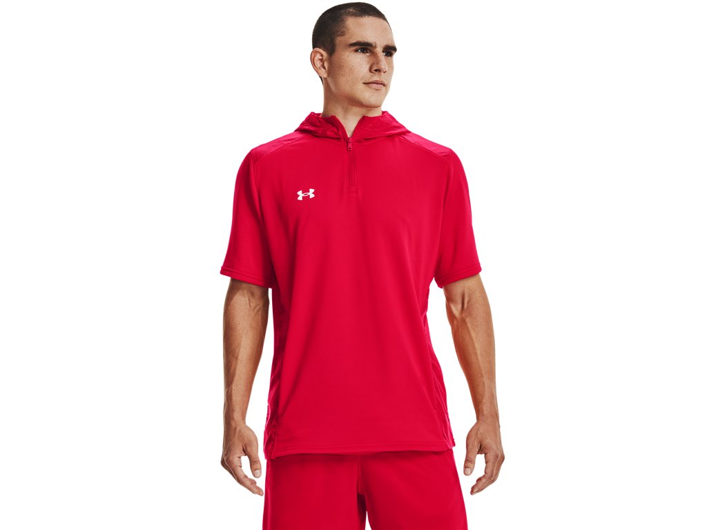 Under Armour Mens UA Command Short Sleeve Hoodie - Sweat Wicking and Heat Trapping