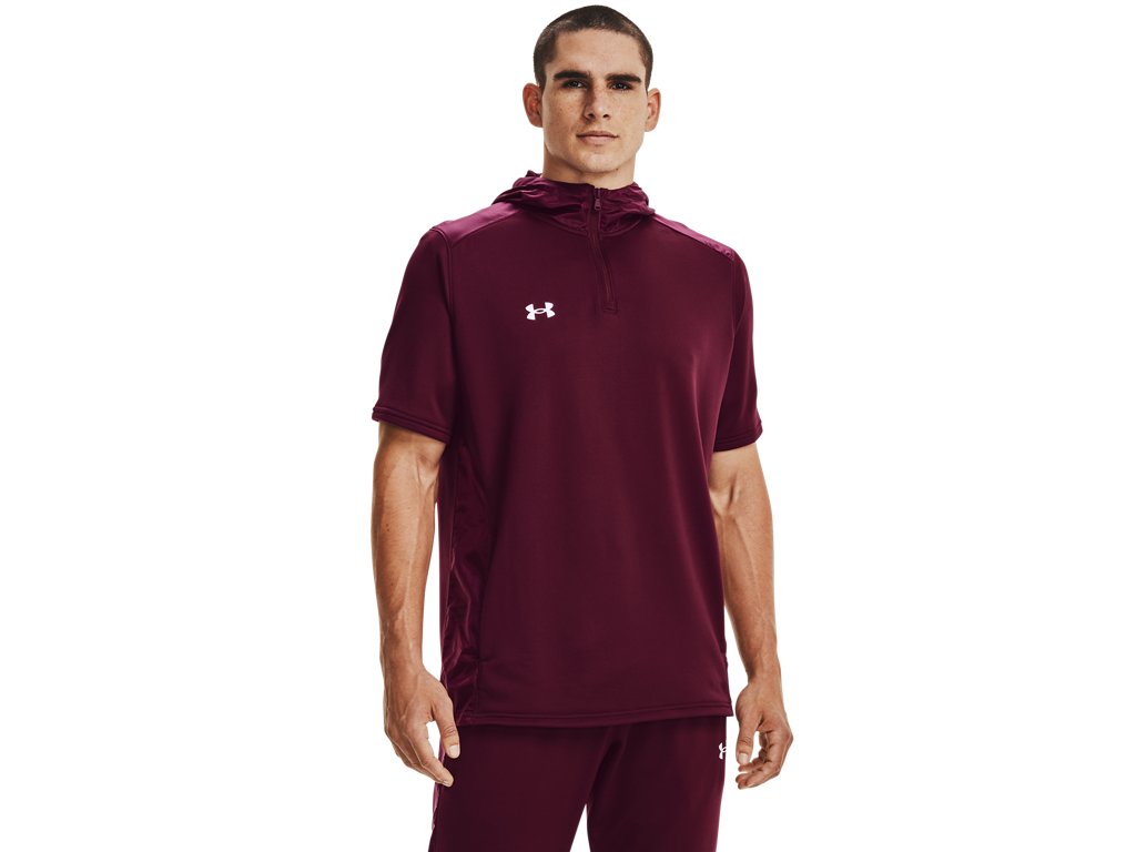 Under Armour Mens UA Command Short Sleeve Hoodie - Sweat Wicking and Heat Trapping