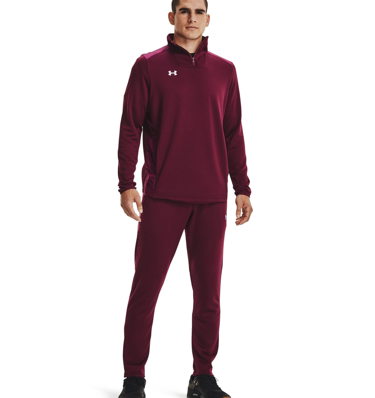 Under Armour Mens Command Quarter Zip - Quick-Dry and Heat-Trapping