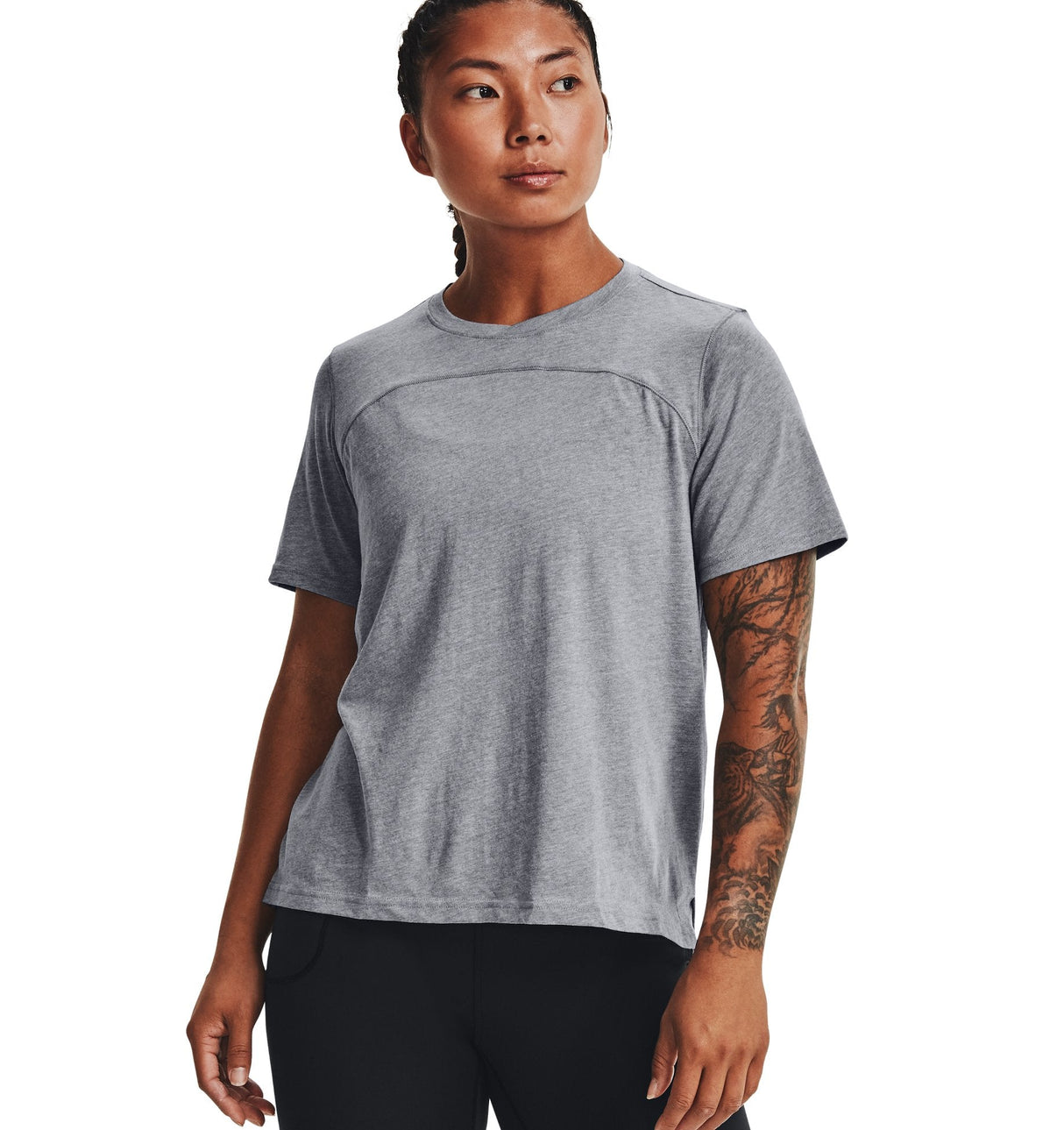 Under Armour Womens Stadium T-Shirt - Breathable Mesh Panels
