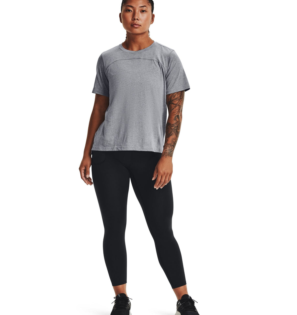 Under Armour Womens Stadium T-Shirt - Breathable Mesh Panels
