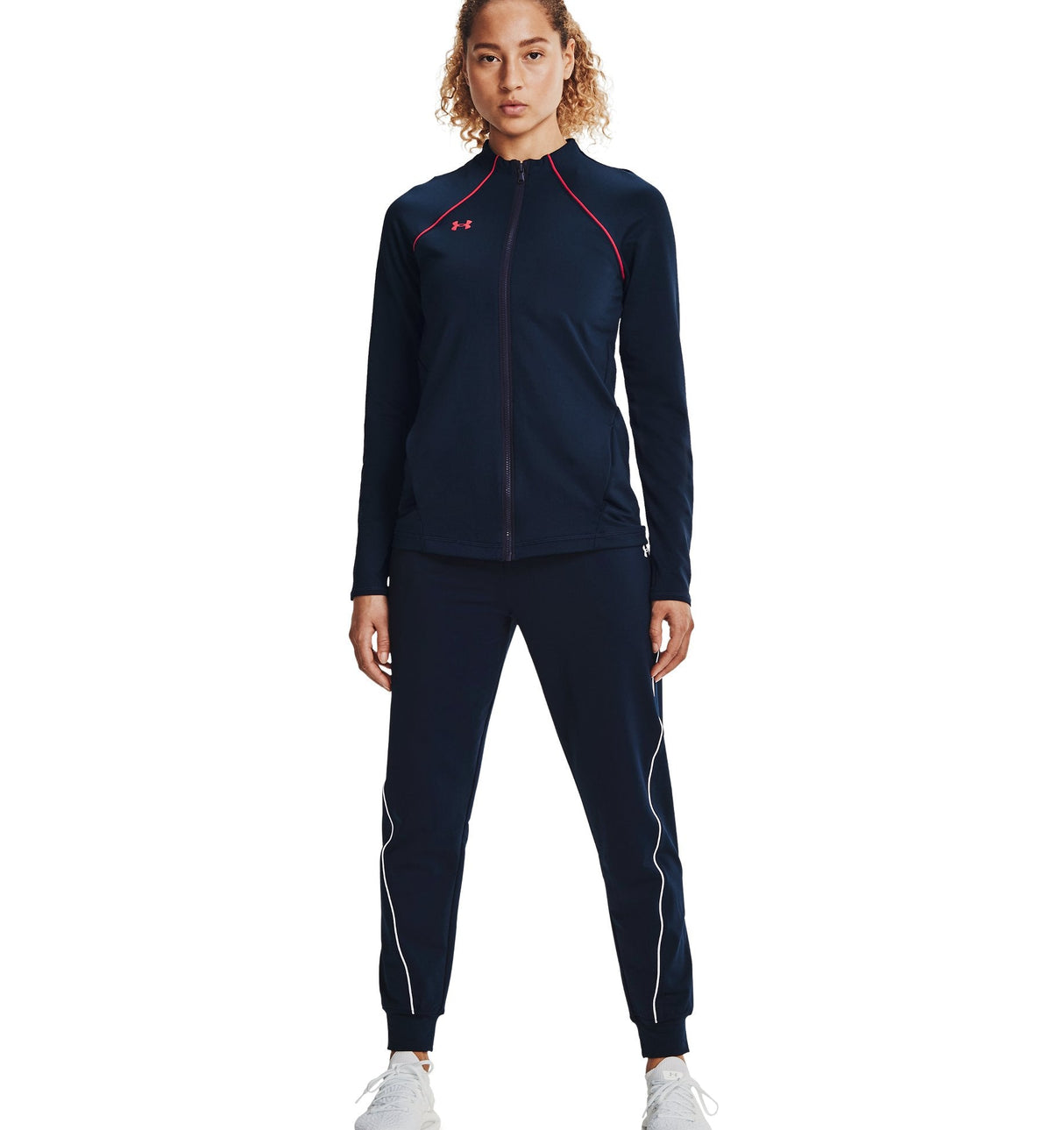 Under Armour Womens Layer Up Full-Zip Jacket - Dual-Layer ColdGear Fabric